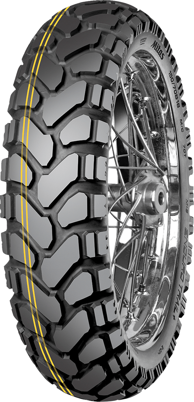 MITAS Enduro Trail+ Dakar Rear Tire 140/80B18 70H for Dual Sport & Adventure Motorcycles - Kelly Motorsports