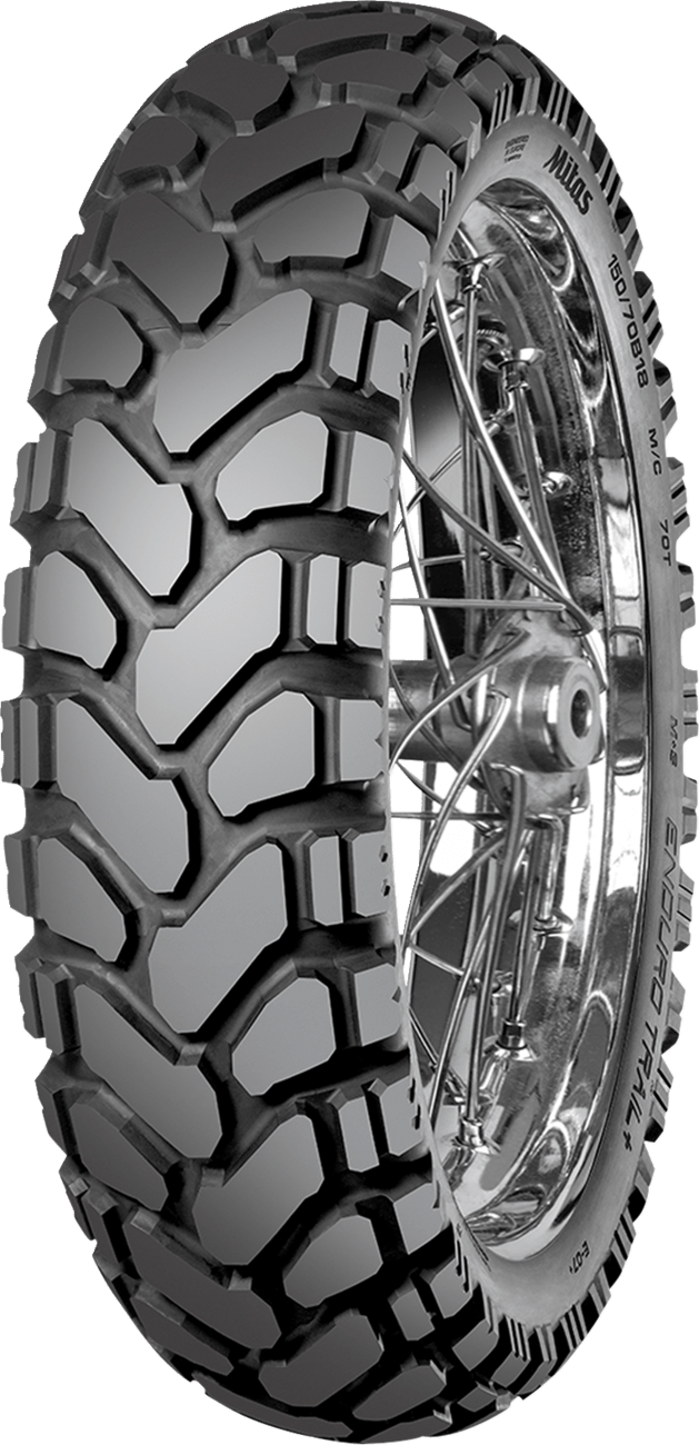 MITAS Enduro Trail+ Rear Tire 140/80B17 for Dual Sport and Adventure Motorcycles - Kelly Motorsports