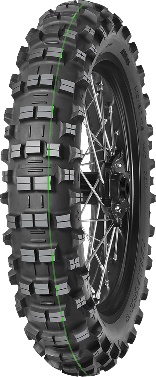 MITAS Terra Force-EF Super Light Rear Tire - 120/90-18 65R for Enduro and Dual Sport Motorcycles - Kelly Motorsports