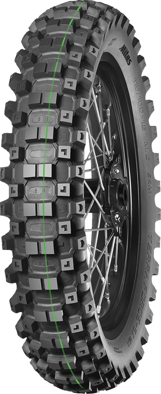 MITAS Terra Force-EX MH Super Light Rear Motorcycle Tire 120/100-18 | 3.50-18 - 68M for Enduro and Trail Riding - Kelly Motorsports