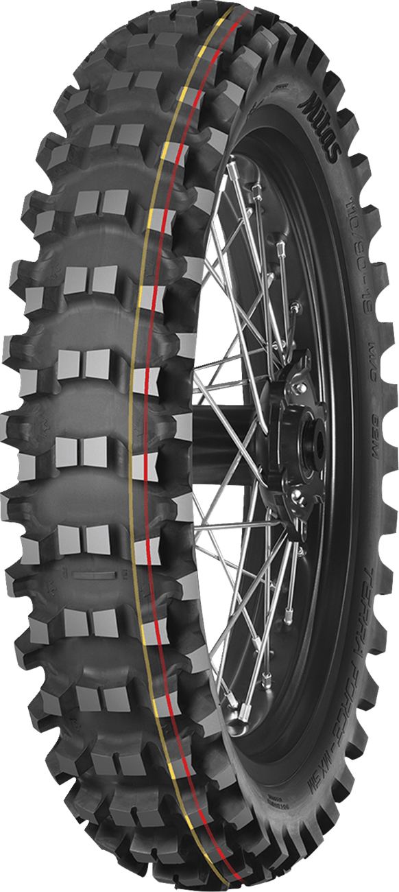 MITAS Terra Force-MX SM Rear Tire 80/100-12 (2.50-12) for Soft to Medium Terrain Racing - Kelly Motorsports