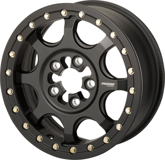 MOOSE OFFROAD 351X 15x7 Satin Black Beadlock Wheel for Polaris RZR Pro R/Turbo R and More - Kelly Motorsports