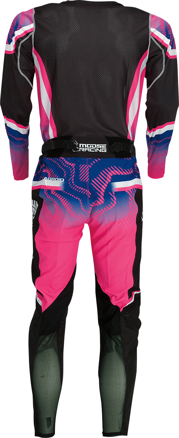 Moose Offroad Agroid Jersey 2XL - Pink, Purple & Black - Part No. 2910-7400 - Kelly Motorsports