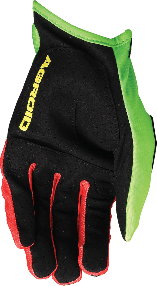 MOOSE OFFROAD Agroid™ Pro Gloves XL by Moose Offroad - Green/Red, Part 3330-8112 - Kelly Motorsports