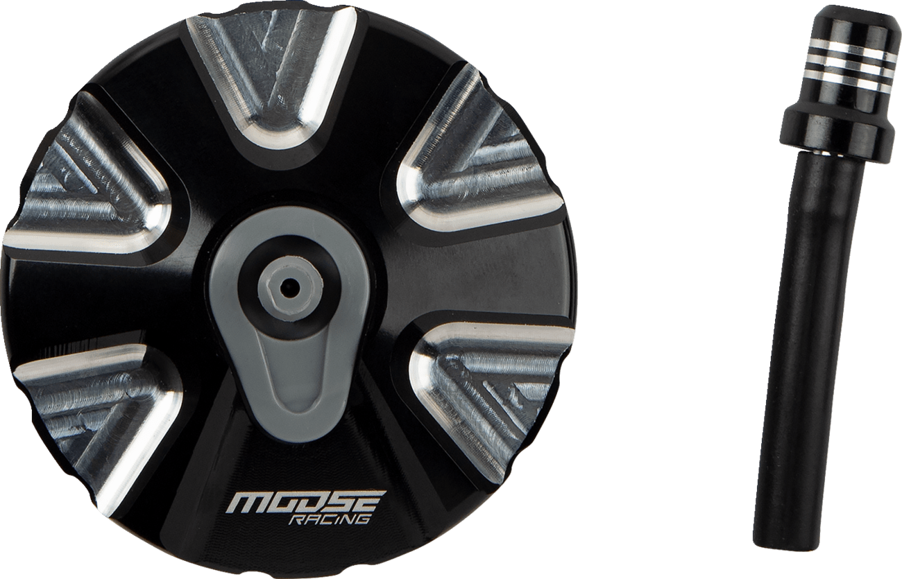 MOOSE OFFROAD Aluminum Gas Cap for Gas Gas T03-5111BK - Black OEM Replacement - Kelly Motorsports
