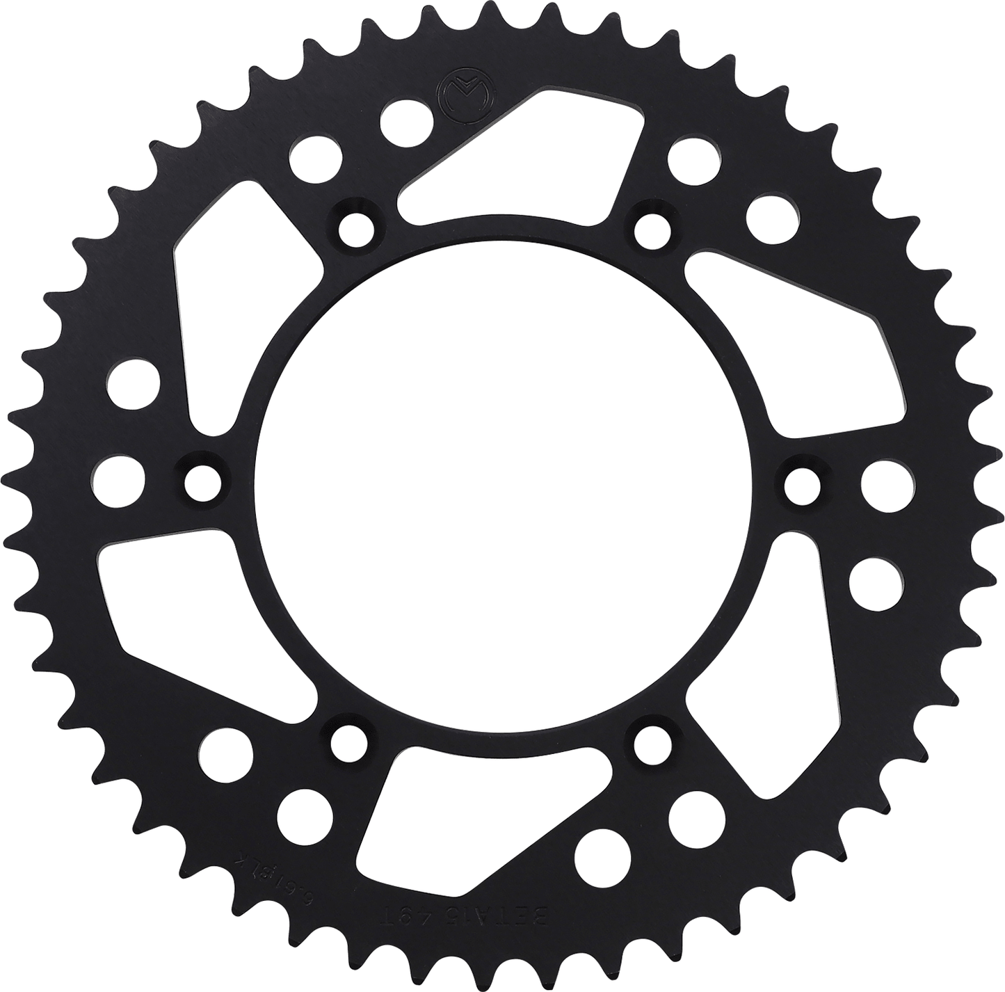 Moose Offroad Beta 1211-BET-49-10 Rear Aluminum Sprocket - 49 Tooth Black - Kelly Motorsports