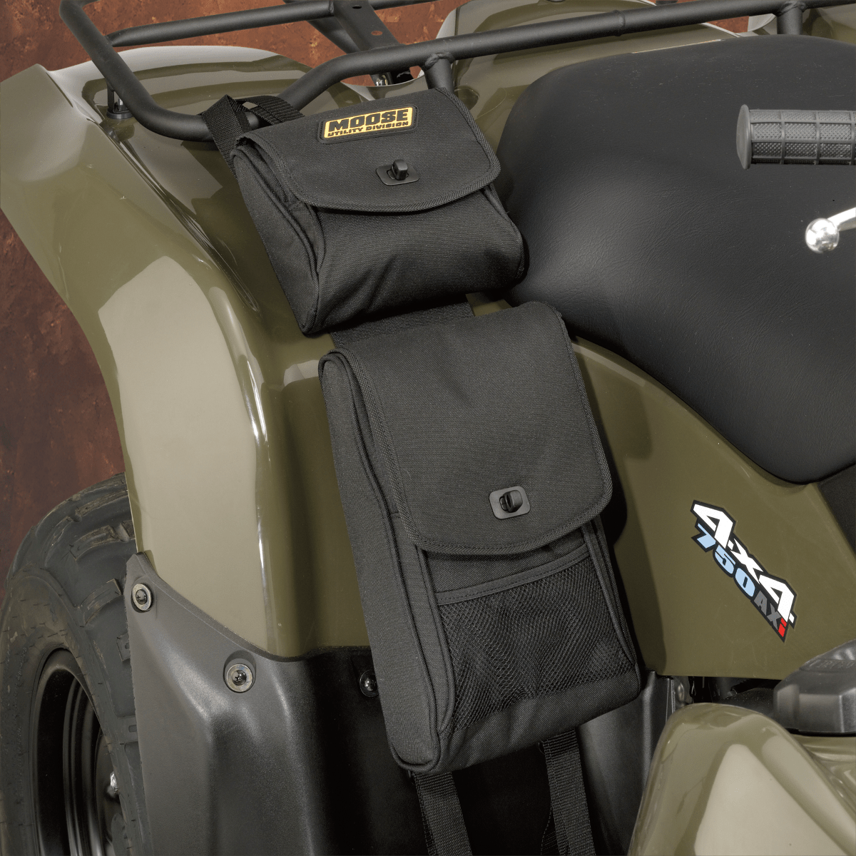MOOSE OFFROAD Big Horn Fender Bag - Black (Part No. 3509-0024) - Kelly Motorsports