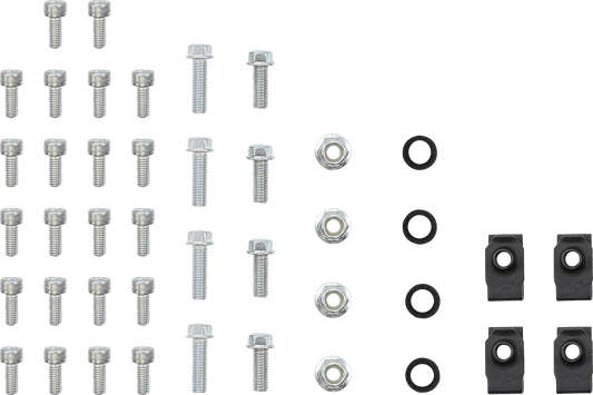 MOOSE OFFROAD Billet Radiator Guards for Honda 12-6021 - Silver - Kelly Motorsports