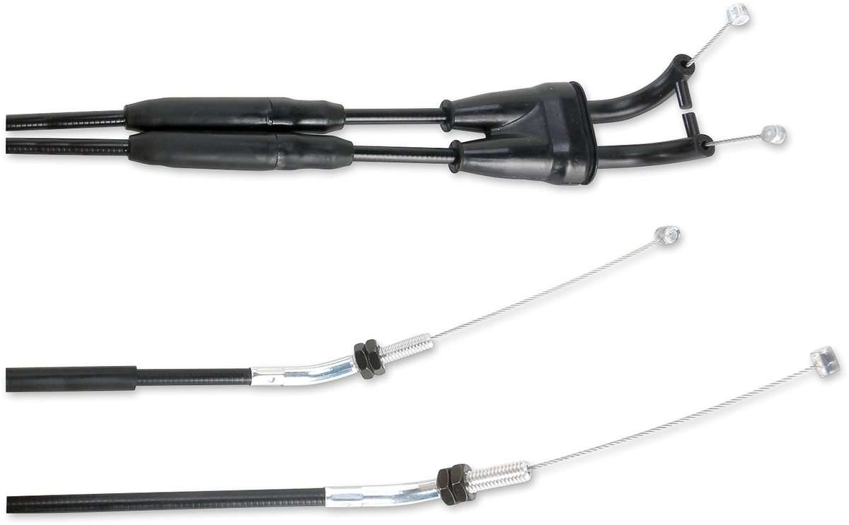 MOOSE OFFROAD Black Vinyl Throttle Cable 33-1/4 inch for Husqvarna 45-1053 - Kelly Motorsports