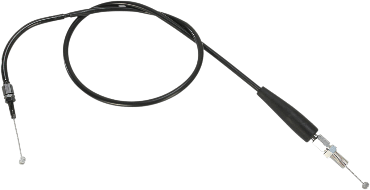 MOOSE Offroad Black Vinyl Throttle Cable for Suzuki 45-1090, 33-1/2 inches - Kelly Motorsports