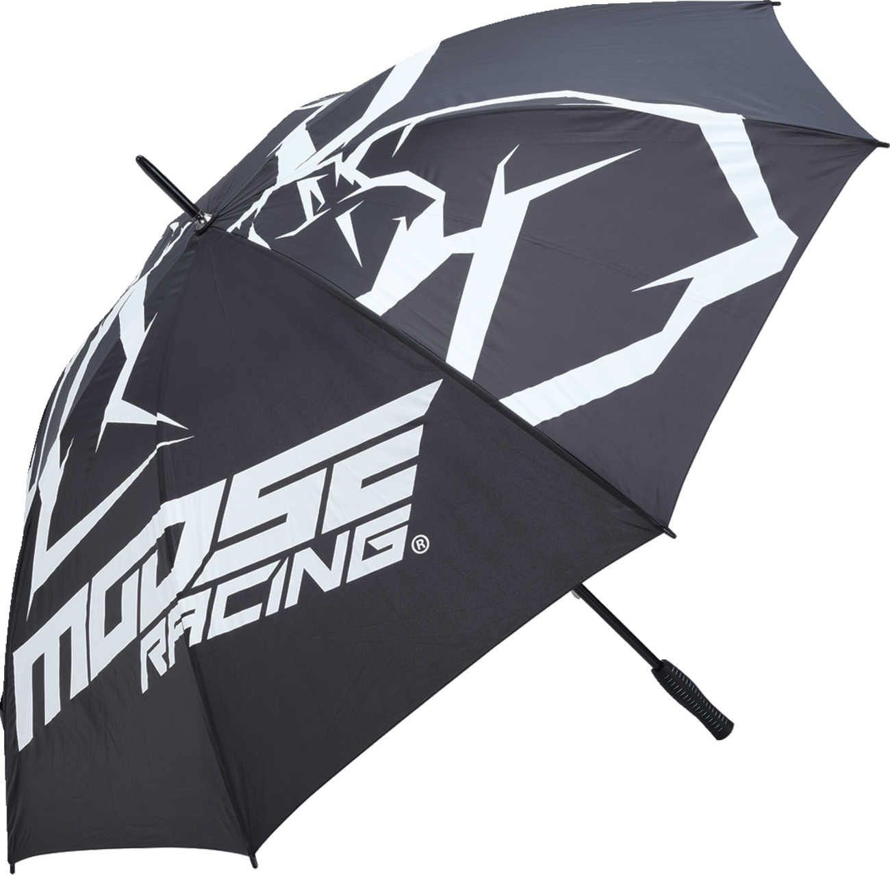 MOOSE OFFROAD Black/White Large Umbrella Part 9501-0276 for Outdoor Shade and Rain Protection - Kelly Motorsports