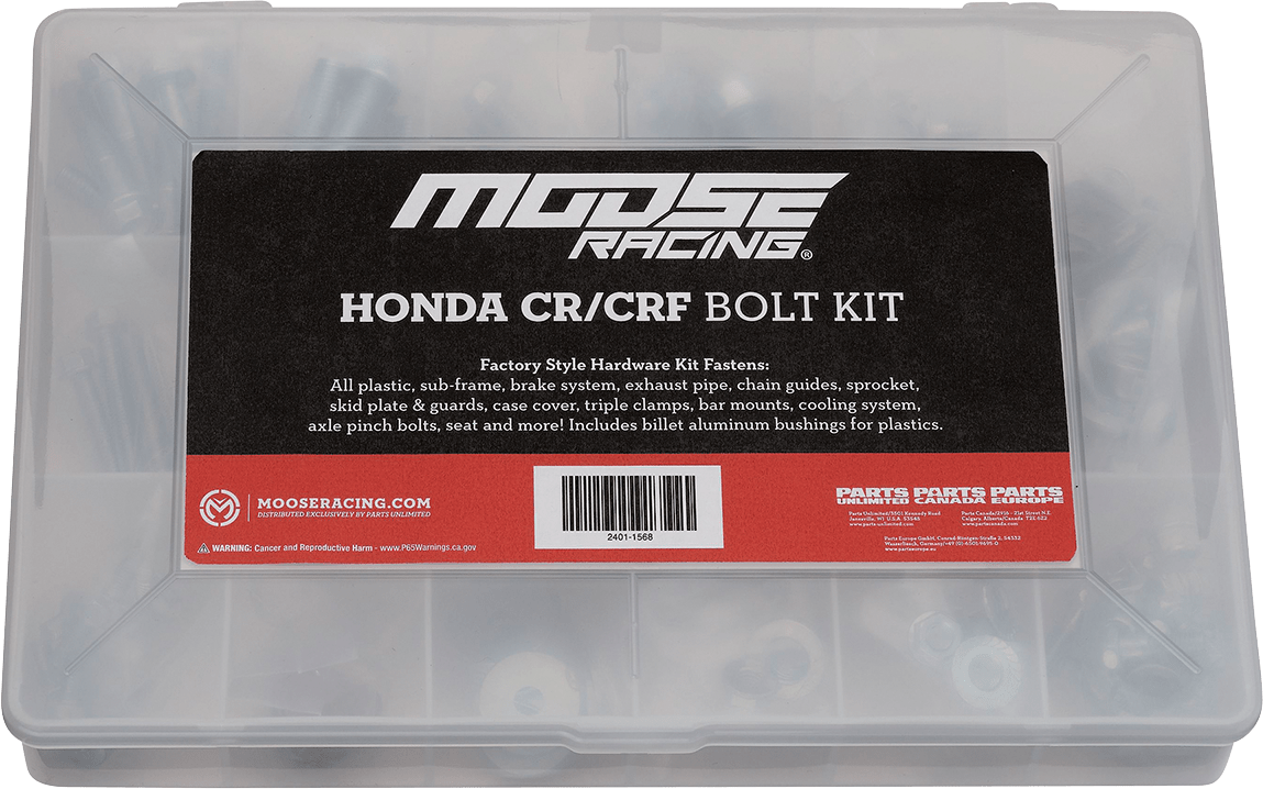 MOOSE OFFROAD Bolt Kit for Honda CR/CRF Models (Part BKP-03) - Kelly Motorsports