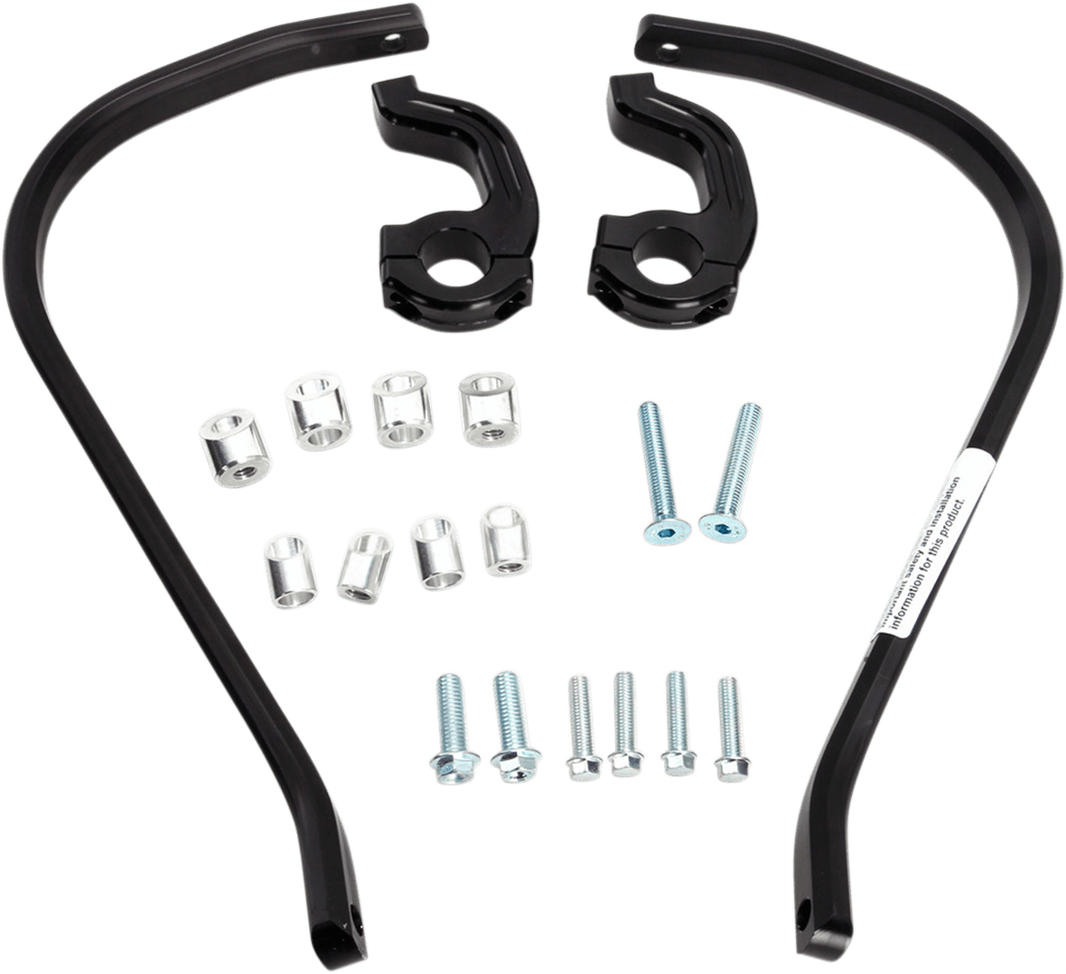 MOOSE OFFROAD Contour Handguards for 7/8-inch Handlebars - Model 50-5232B, Black - Kelly Motorsports