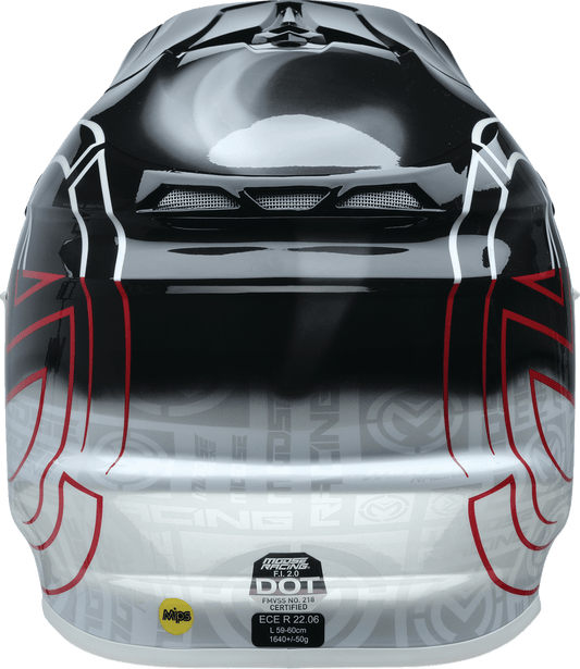 MOOSE OFFROAD F.I. 2.0 Helmet - Deceit - MIPS® - Black/White/Red - Large - Kelly Motorsports