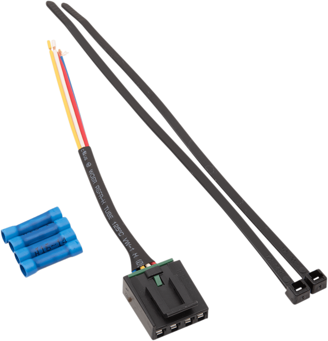 MOOSE OFFROAD Four-Pin Ignition Switch Pigtail Harness for Polaris - Part 100-1362-PU - Kelly Motorsports