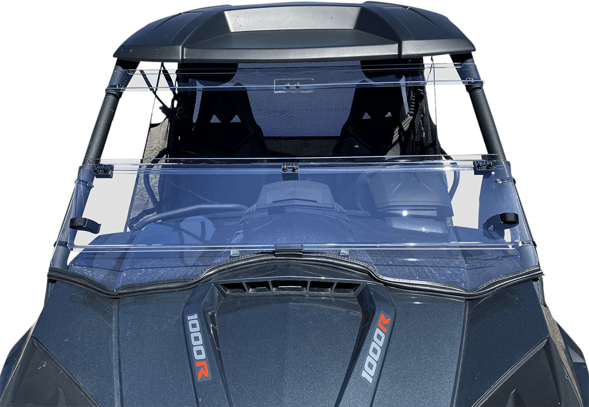 Moose Offroad Full Folding Windshield - Deluxe for Commander V000352-12200M - Kelly Motorsports