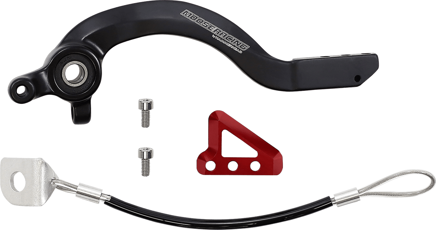Moose Offroad Gas Gas 82-0661-21-10 Brake Pedal with Red Finish - Kelly Motorsports
