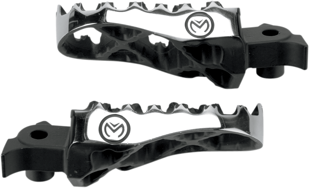 Moose Offroad Hybrid Foot Pegs with 1/2 Inch Offset for Honda/Kawasaki - Model STCRF-5BX - Kelly Motorsports