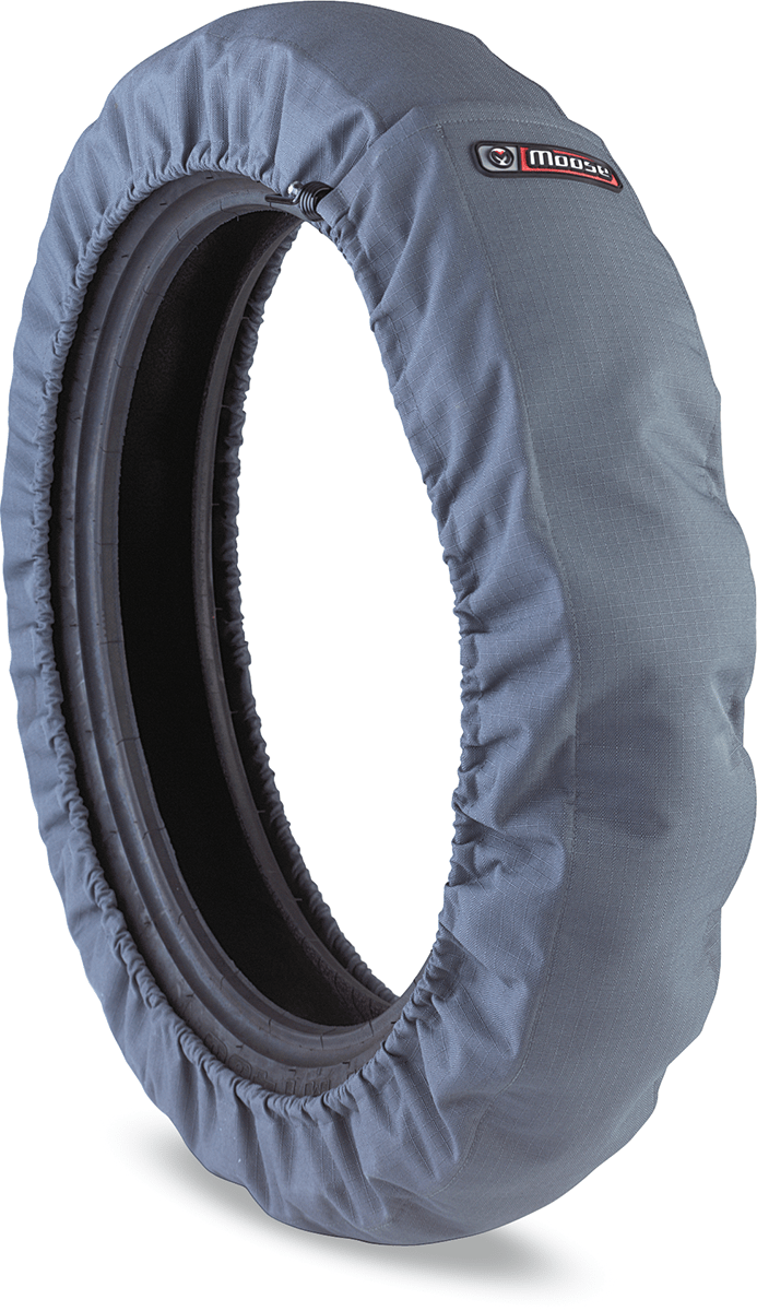 MOOSE OFFROAD Ice Tire Wrap EX000332 - Heavy-Duty Motorcycle Tire Cover with Elastic Cord and Nylon Outer Material - Kelly Motorsports