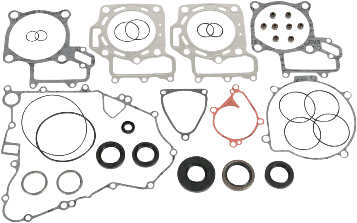 Moose Offroad Kawasaki/Suzuki 811880MSE Motor Gasket Kit with Oil Seal - Kelly Motorsports
