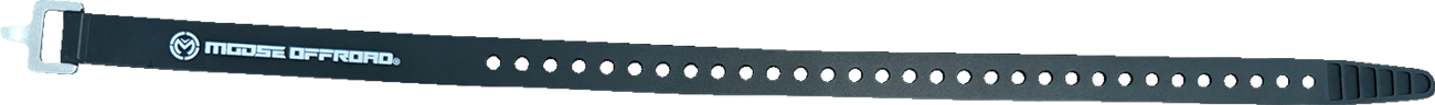 MOOSE Offroad Multi-Purpose TPU Strap Q15-6100B - 20 Inch x 3/4 Inch Black with Aluminum Buckle - Kelly Motorsports