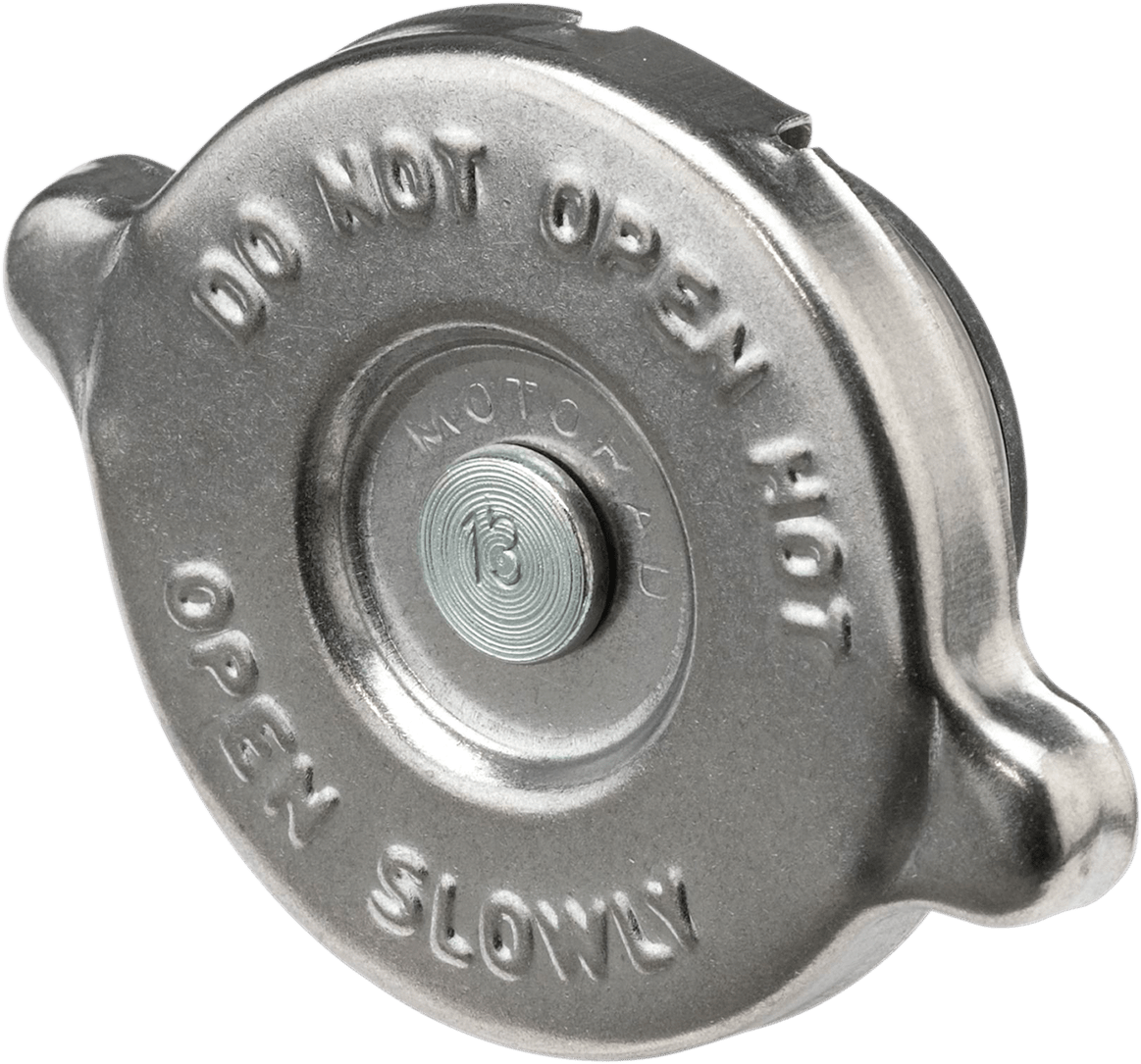 Moose Offroad Polaris 100-2122-PU Radiator Cap - Silver, 13 PSI Replacement - Kelly Motorsports
