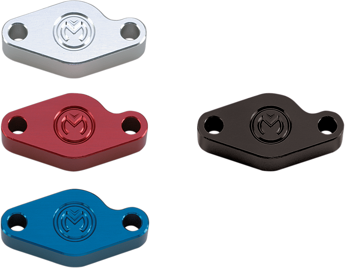 Moose Offroad Polished E-Brake Block-Off Plate - Part No. BL-BP6061P - Kelly Motorsports