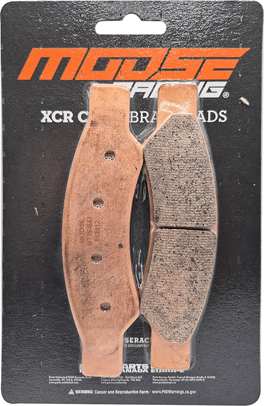 MOOSE OFFROAD Rear Brake Pad M735-S47 for Can-Am Vehicles - Kelly Motorsports