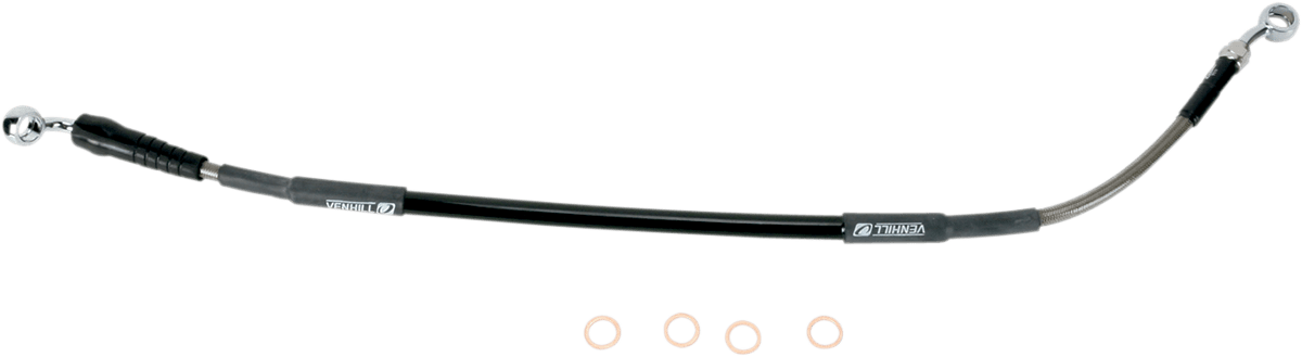 Moose Offroad Rear Stainless Steel Brake Line for Yamaha Y01-2-034/P - Kelly Motorsports