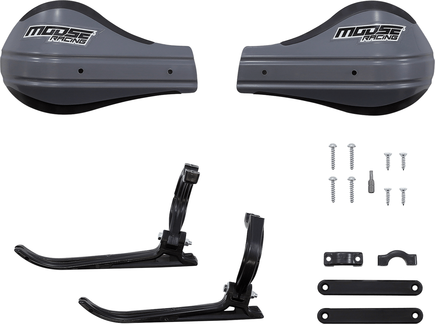 Moose Offroad Roost 2 Handguards Gray (Part No. 53-227) - Kelly Motorsports
