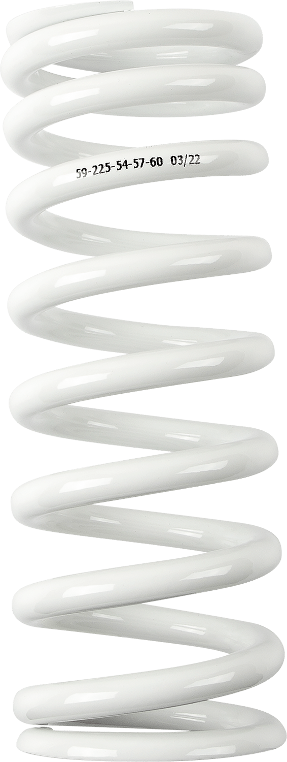 MOOSE OFFROAD Shock Spring 1312-1013, 59mm OD, 54/57/60 N/mm, White - Kelly Motorsports