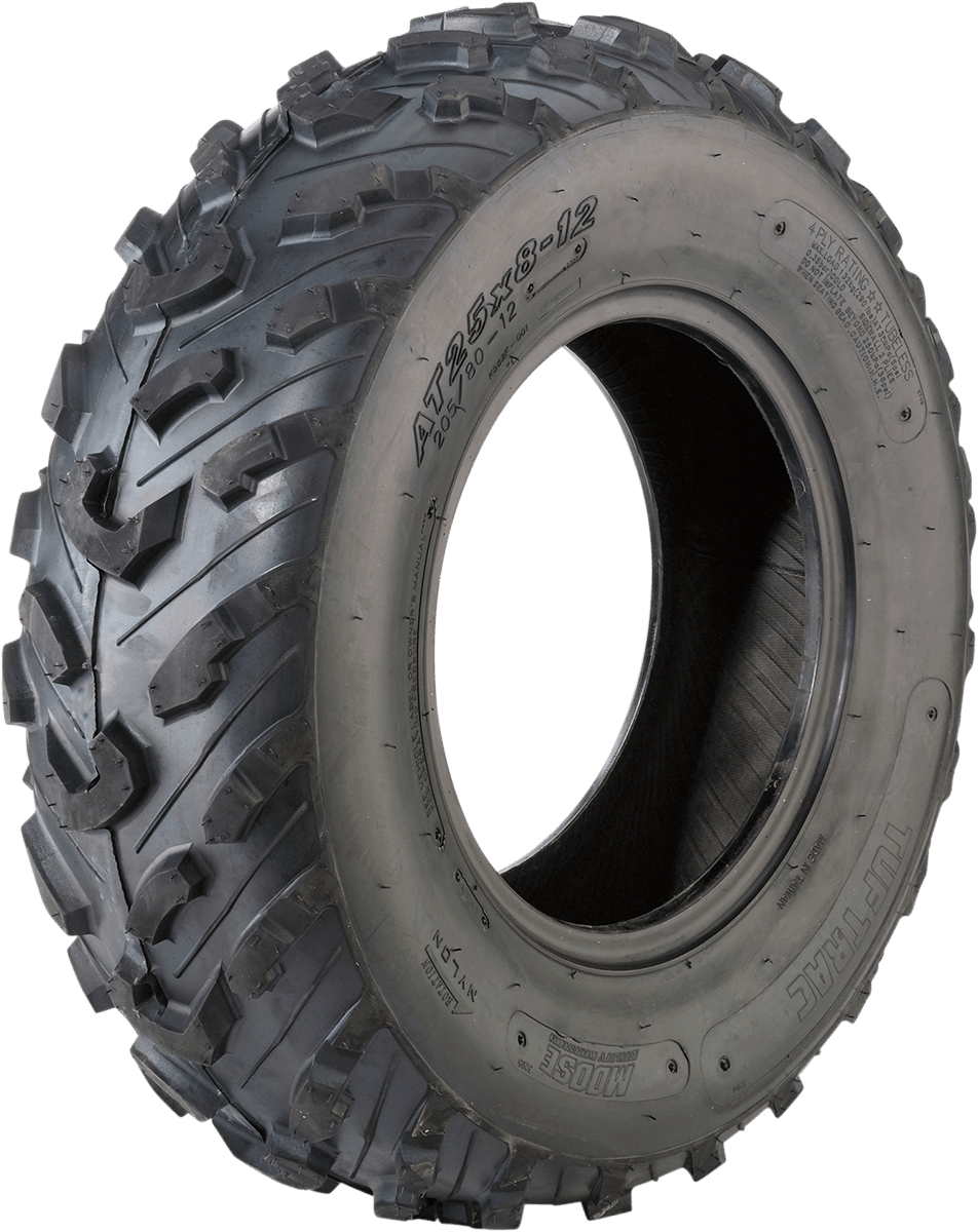 Moose Offroad Tuf Trac Front Tire 25x8-12 - 4 Ply for ATV and 4x4 Vehicles - Kelly Motorsports