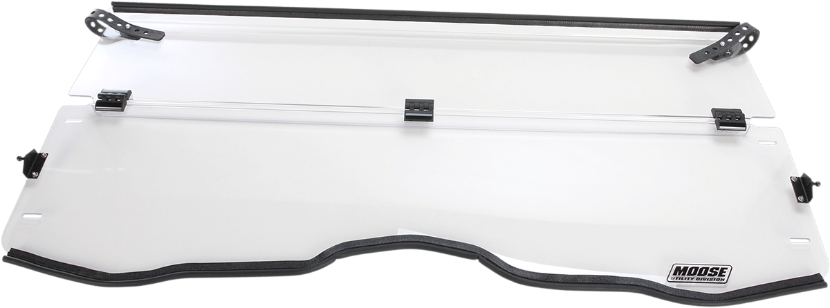 Moose Offroad U-Force Full Folding Windshield LEMA100-0033 – Durable Polycarbonate Design with Ventilation and Easy Tool-Free Operation - Kelly Motorsports