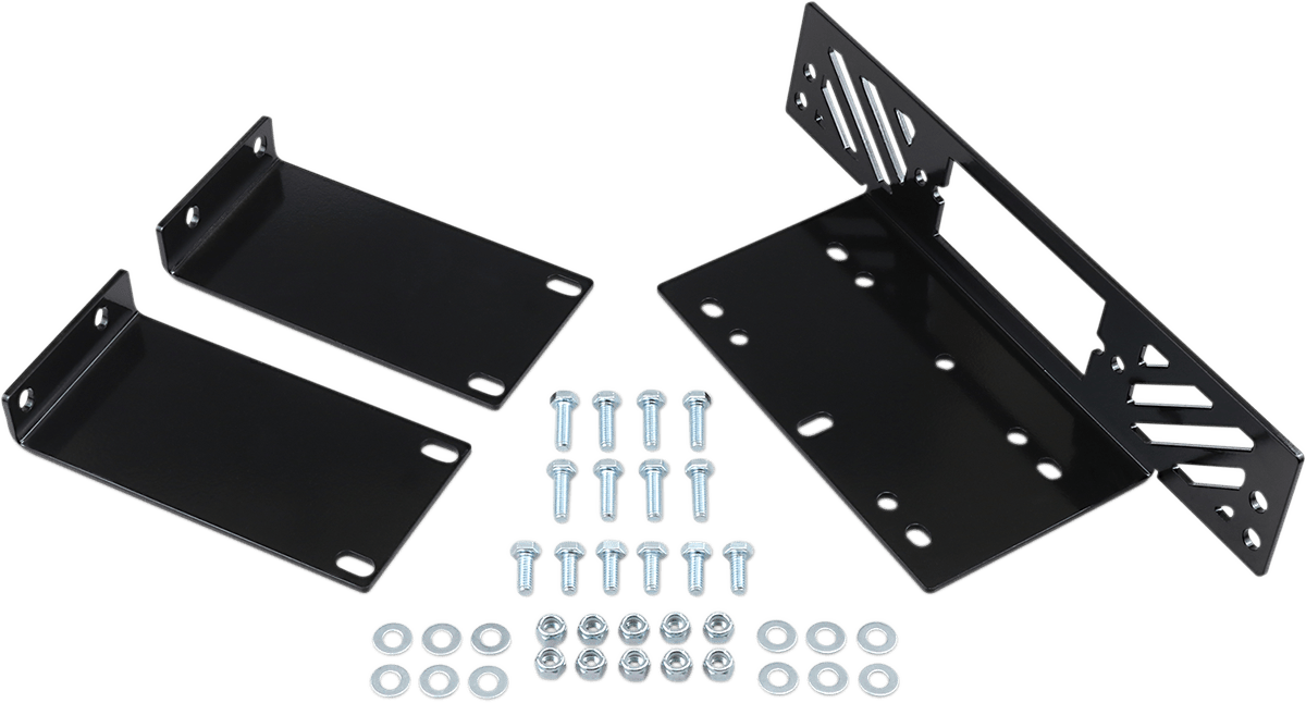 MOOSE OFFROAD UTV Winch Mount for Polaris RM4 Plow Mount Systems - Part 1618PF - Kelly Motorsports