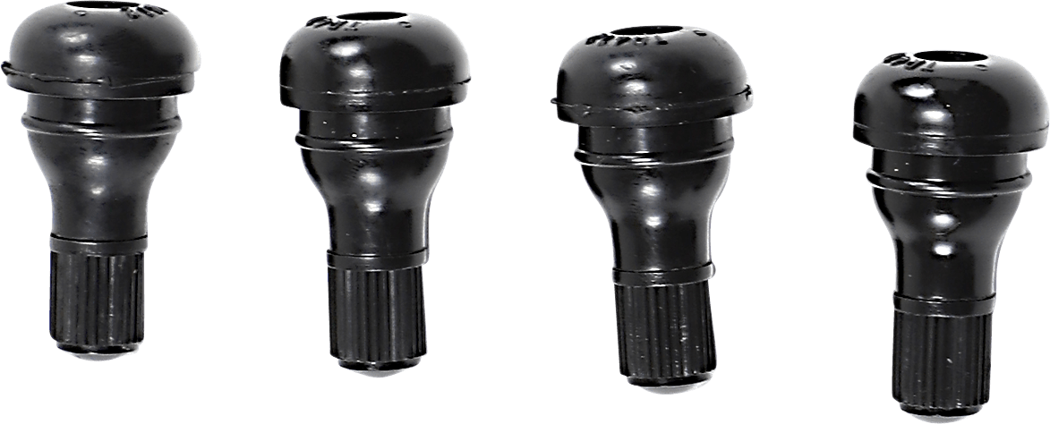 MOOSE OFFROAD Valve Stem - Push-In Black TR412-B4 - Kelly Motorsports