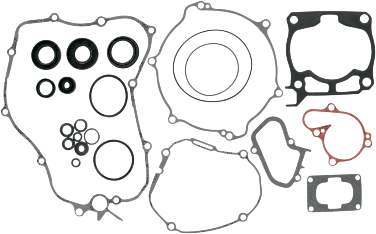 Moose Offroad Yamaha 811641MSE Motor Gasket Kit with Oil Seal – Complete Engine and Transmission Seal Set - Kelly Motorsports