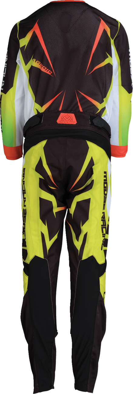 MOOSE OFFROAD Youth Agroid Mesh Pants - Hi-Viz/Black (Part No. 2903-2563) - Kelly Motorsports