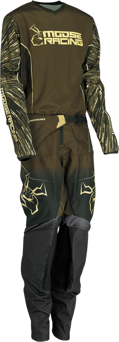 Moose Offroad Youth Agroid Pants - Olive/Tan, US 26, Model 2903-2289 - Kelly Motorsports