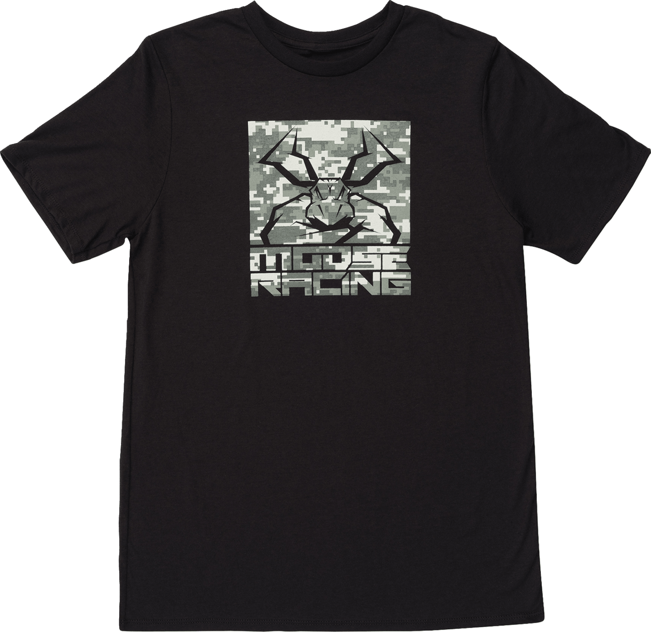 Moose Offroad Youth Agroid T-Shirt in Camo Black - Large (Part Number: 3032-3819) - Kelly Motorsports