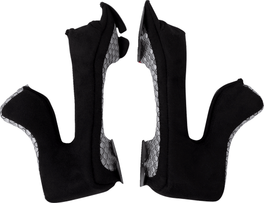 MOOSE OFFROAD Youth F.I. Cheek Pads for Vaporwave Helmet - Small, Gray (Part 01343625) - Kelly Motorsports