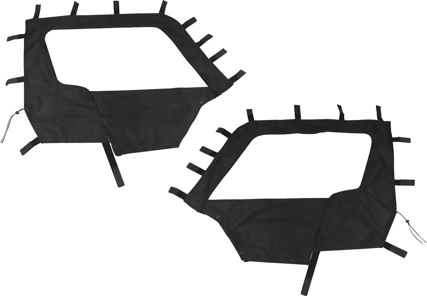 Moose Offroad YWX2SE-11 Side Enclosure for Yamaha Wolverine UTV (2024-2025) - Black - Kelly Motorsports