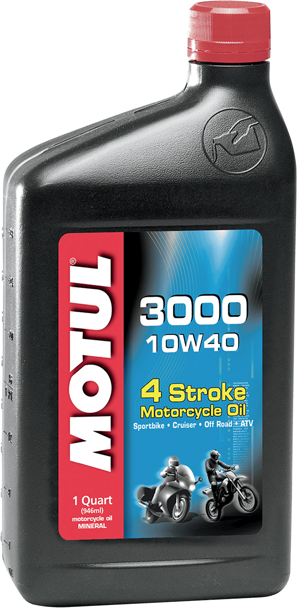 MOTUL 3000 Mineral 4T Engine Oil 10W-40 1L 107672 - Kelly Motorsports