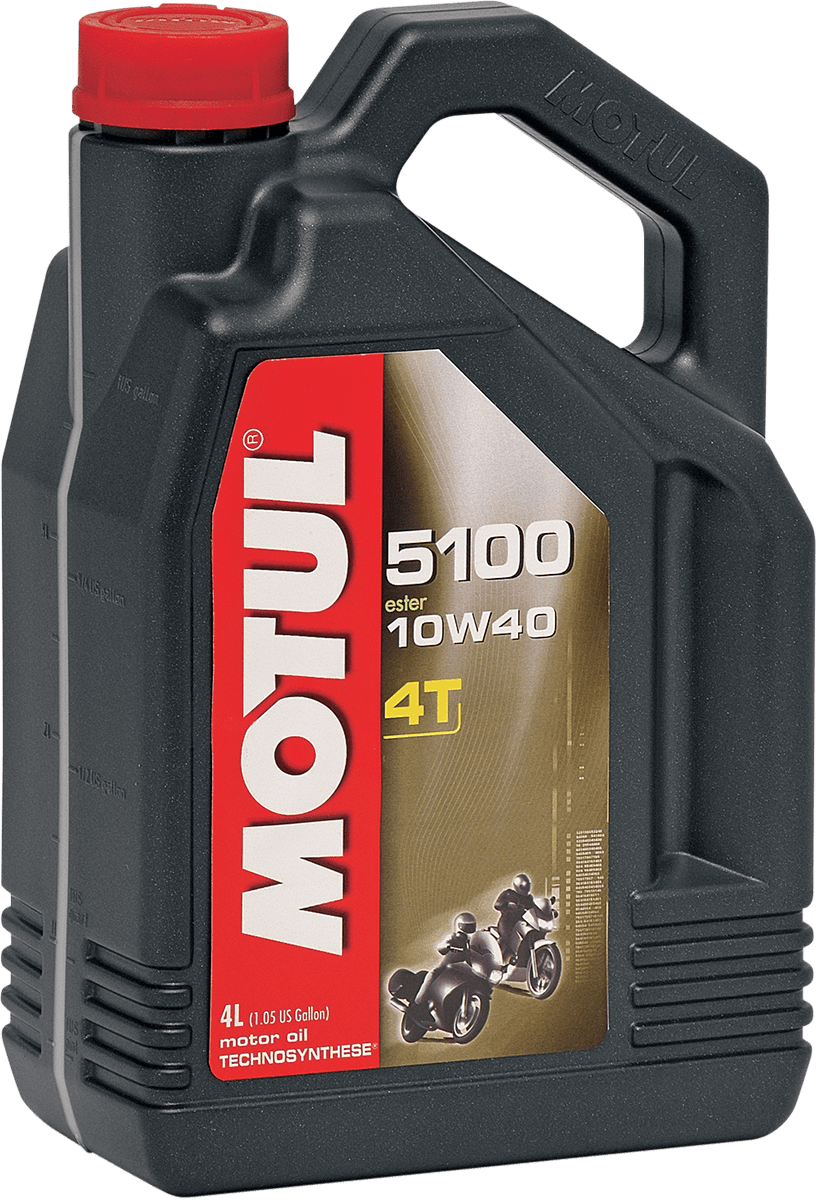 MOTUL 5100 4T Synthetic Blend Oil 10W-40 104068 - Kelly Motorsports