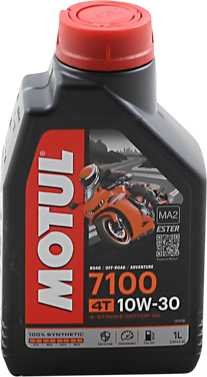 MOTUL 7100 4T Synthetic Oil 10W-30 1 Qt 104089 - Kelly Motorsports