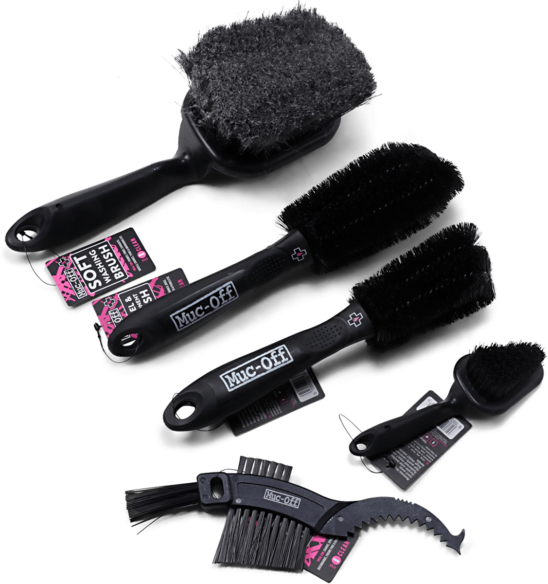 MUC-OFF Premium Brush Kit - 5-Brush Set 206 - Kelly Motorsports
