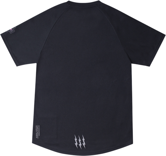 MUC - OFF USA Mountain Bike Short - Sleeve Jersey - Black, Size XS - Part 20358 - Kelly Motorsports