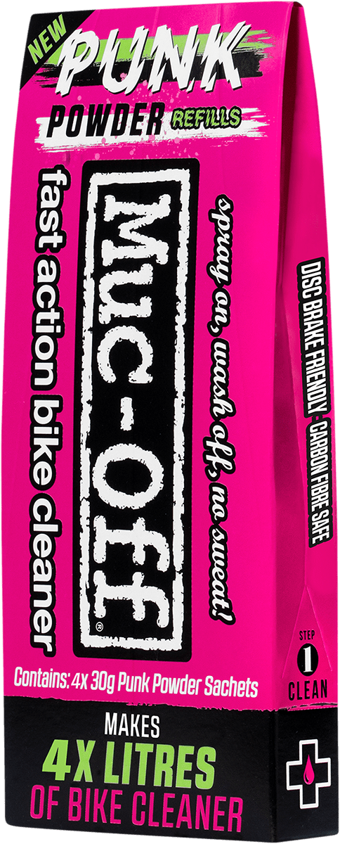 MUC-OFF USA Punk Powder Concentrated Cleaner Refill Pack - 4 Pack 20561 - Kelly Motorsports