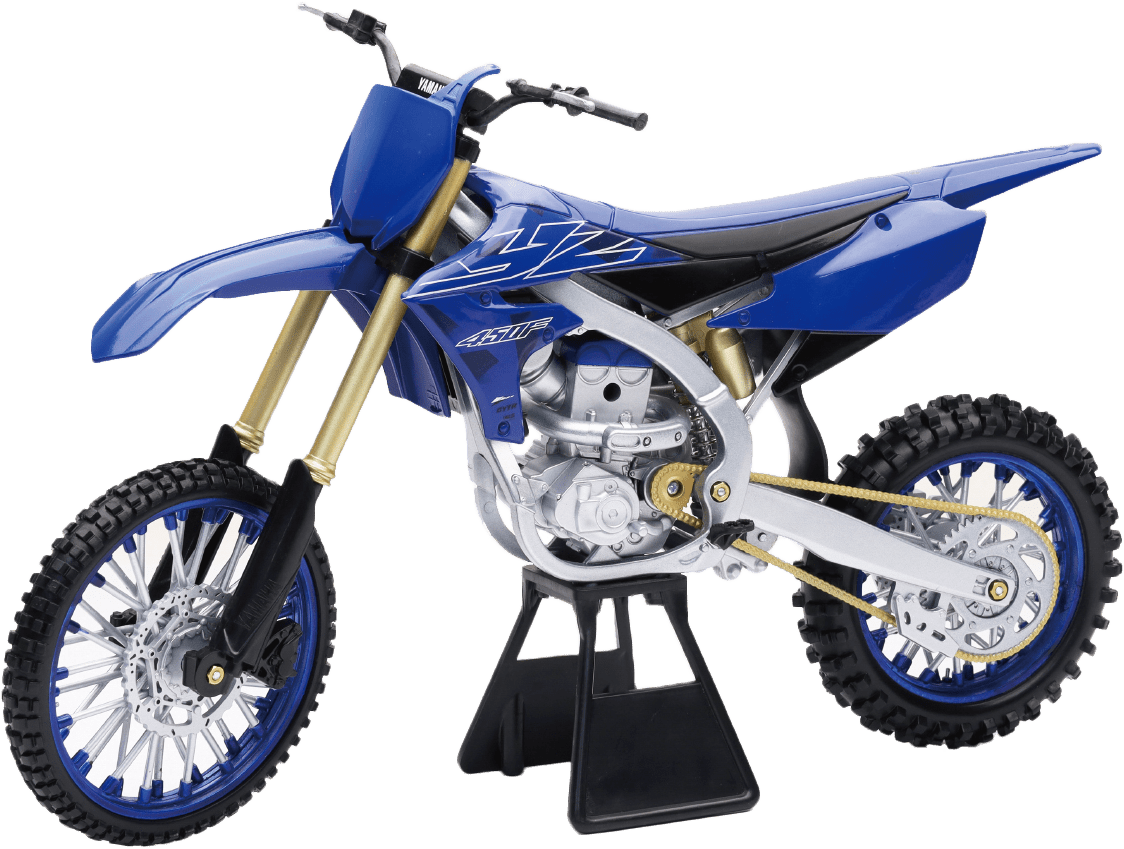 New-Ray 1:6 Scale Yamaha YZ450F Die-Cast Dirt Bike Replica - Kelly Motorsports