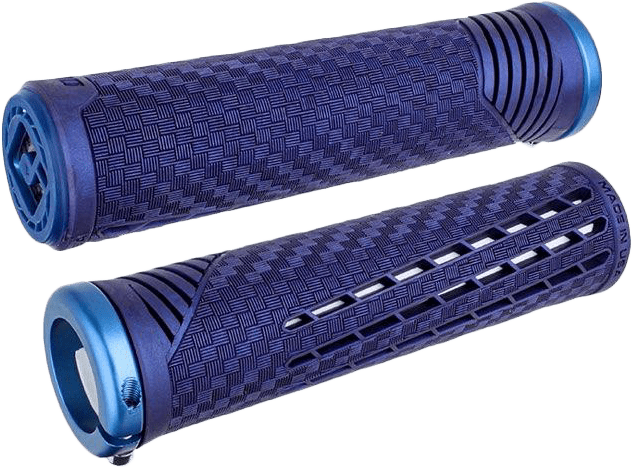 ODI CF11 V2.1 BMX Grips Sapphire/Blue with Matte Blue Finish - Kelly Motorsports