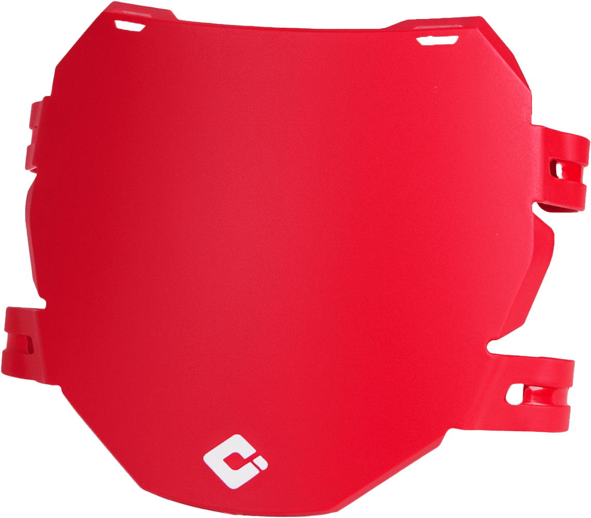 ODI D70DP-R Downhill/E Bike Number Plate – Red for Enhanced Aero Performance and Visibility - Kelly Motorsports